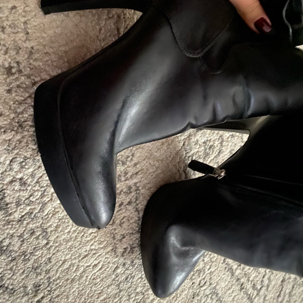 Nine West black boot pumps - Picture 5 of 5